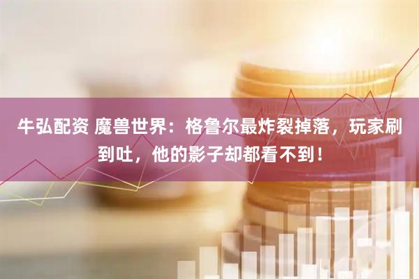 牛弘配资 魔兽世界：格鲁尔最炸裂掉落，玩家刷到吐，他的影子却都看不到！