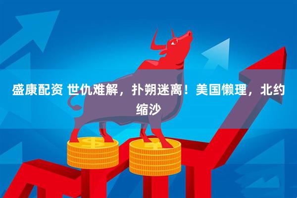 盛康配资 世仇难解，扑朔迷离！美国懒理，北约缩沙