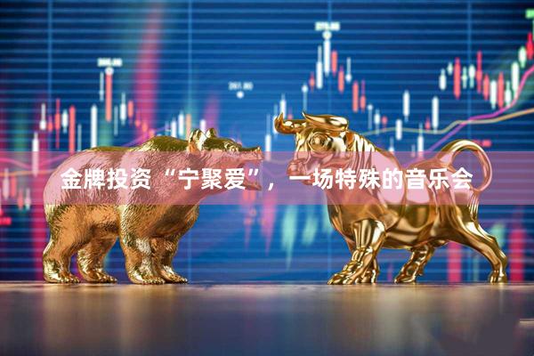金牌投资 “宁聚爱”，一场特殊的音乐会