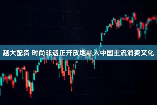 越大配资 时尚非遗正开放地融入中国主流消费文化